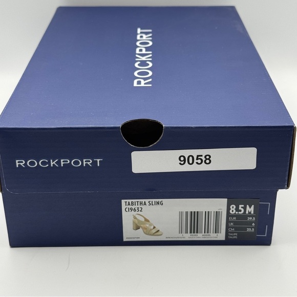 Rockport Tabitha Sling Taupe Leather Heels – 8.5M - Picture 7 of 7